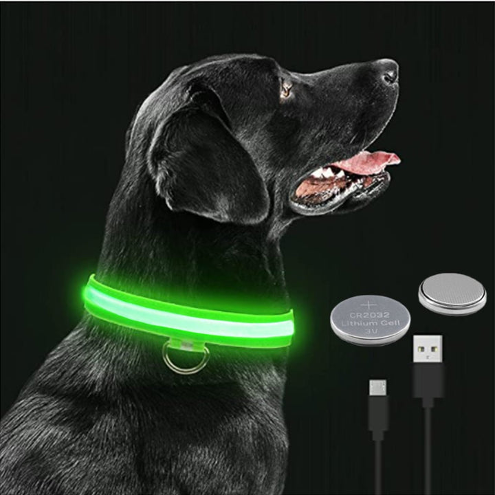LED Rechargeable Dog Collar